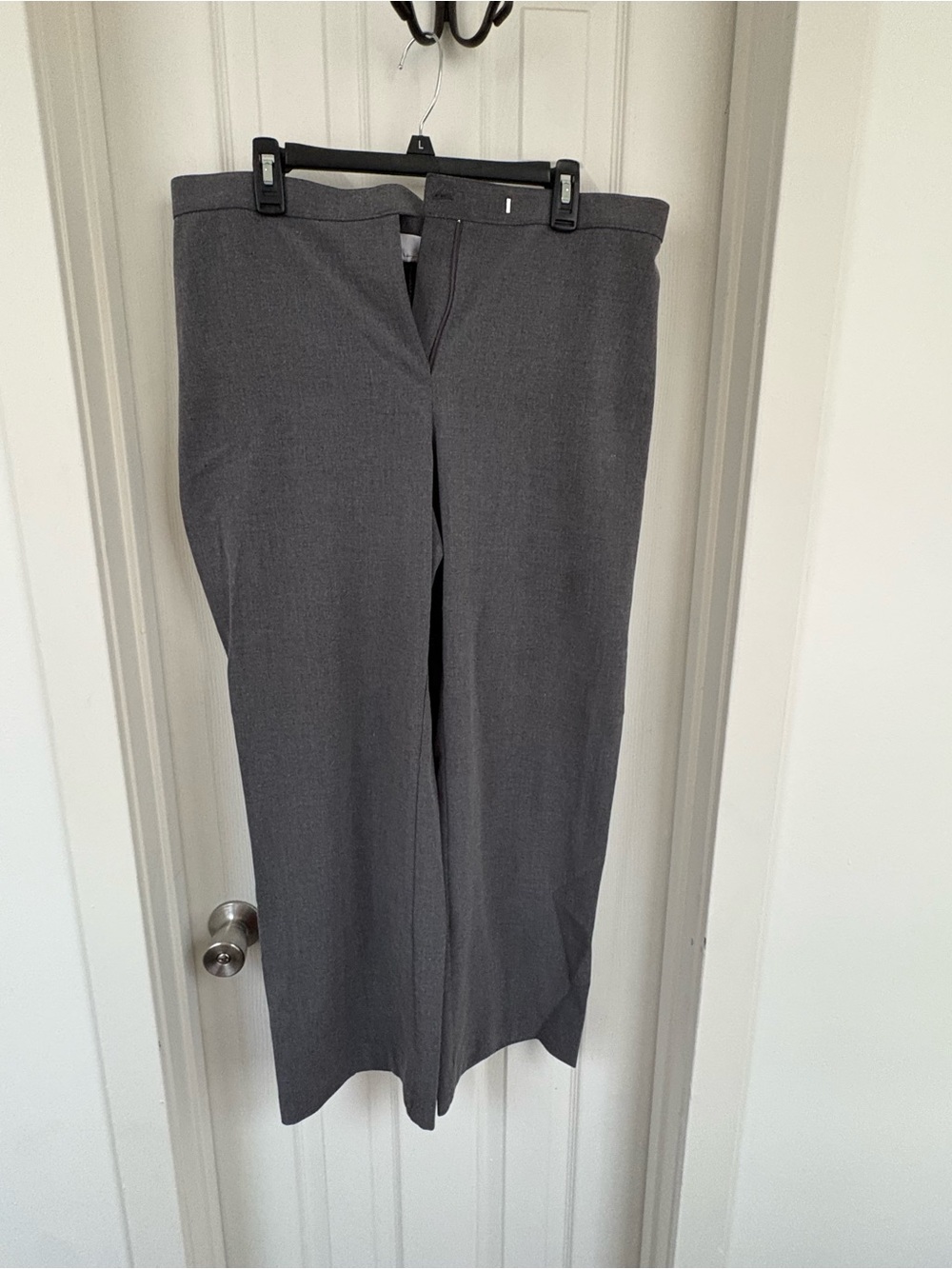 Sag Harbor Gray Straight-Leg Trousers